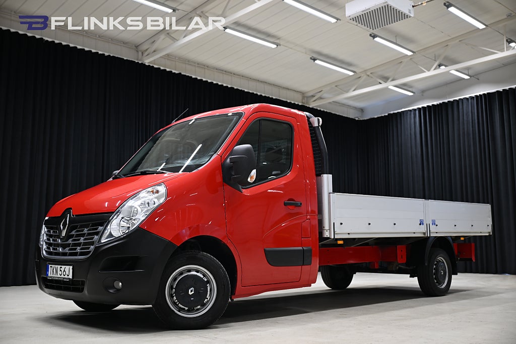 Renault master 2.3 dCi 130HK L4|Långflak|Navi|Lågmil|Kamkedja|Leasbar