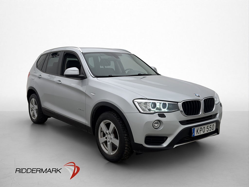 BMW X3 xDrive20d 190hk Kamera Sensorer Navi Drag