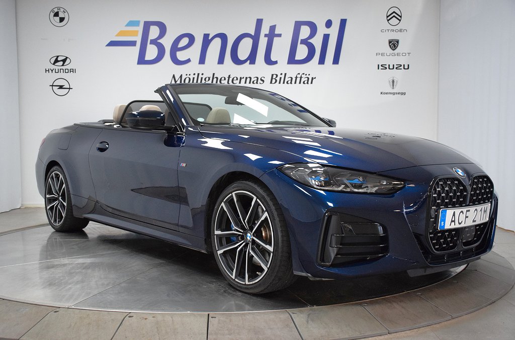 BMW M440 i xDrive Cabrio/ M Sport/ Laser/ Head-up/HK/ Värmare