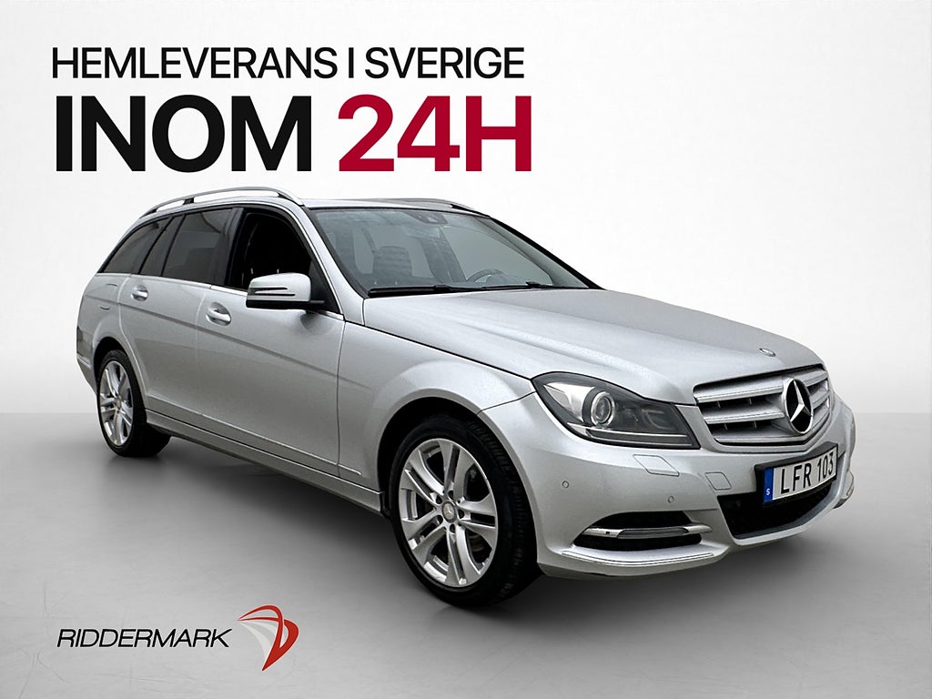 Mercedes-Benz C220 T CDI Avantgarde Halvskinn Sensorer Drag