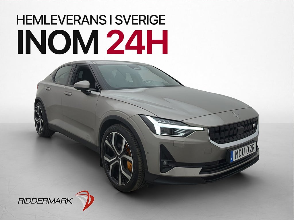 Polestar 2 Long Range Dual Motor 408hk Värmare 360° Pano