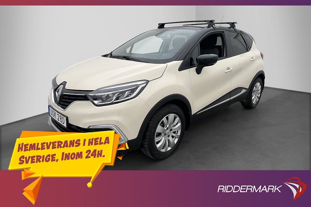 Renault Captur 0.9 TCe 90hk Kamera Navi Halvskinn Dragkrok