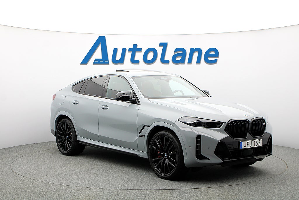 BMW X6 M60i xDrive M-Sport, H/K, Värmare, 360°, Panorama 530hk