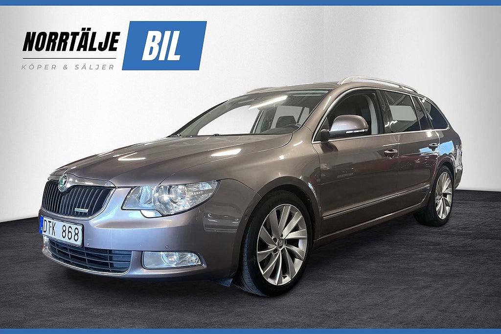 Skoda Superb KOMBI 1.6 105 HK ELEGANCE NYSERV K-REM BYTT PDC ELSTOL