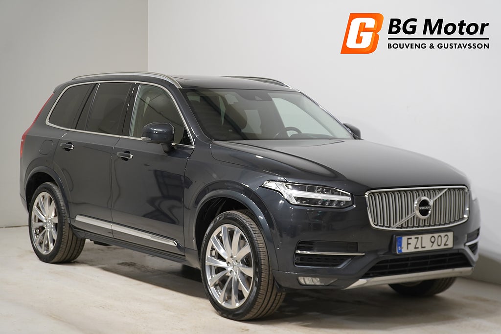 Volvo XC90 D5 224HK AWD Inscription 7 sits Drag/Pano/Värmare/HuD
