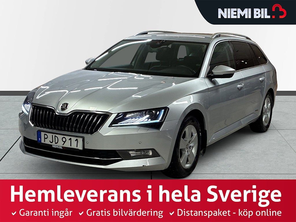 Skoda Superb Kombi 2.0 TDI 4x4 Businessline Drag D-värm Kamera CarPlay CANTON