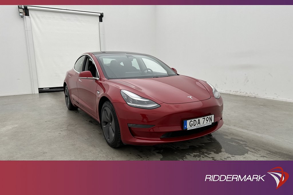 Tesla Model 3 Long Range AWD 440hk Drag Sv.såld MOMS