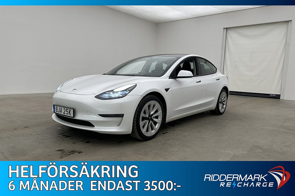 Tesla Model 3 Long Range AWD Autopilot Dragkrok Sv.Såld MOMS