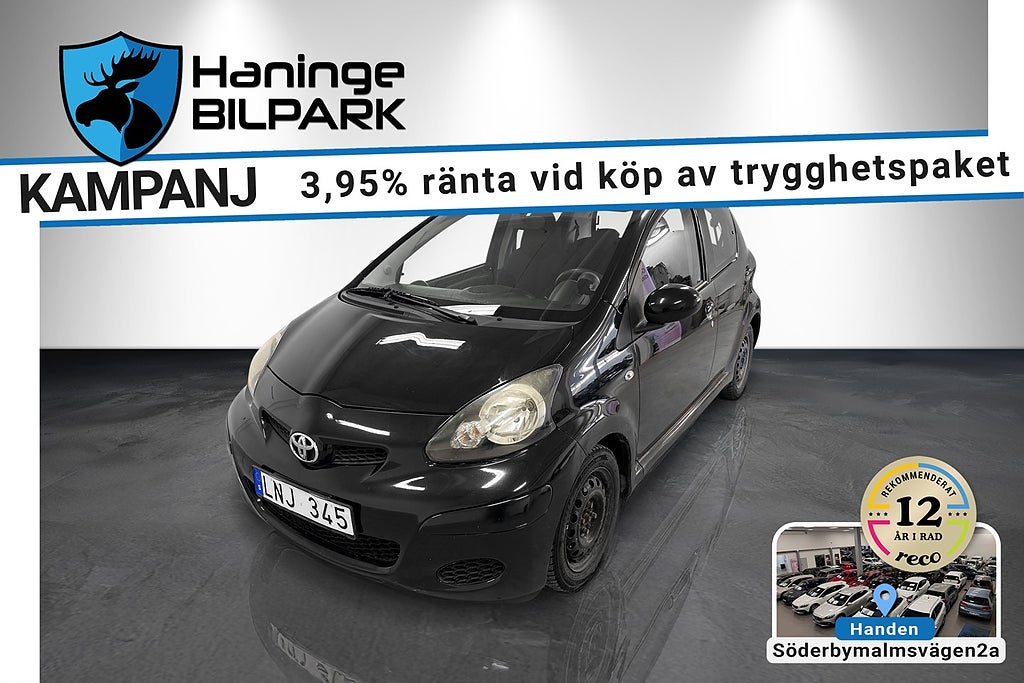 Toyota Aygo 1.0 5-DR AUTOMAT SUPERDEAL 3.95% / LÅGMILAD / NYSERVAD
