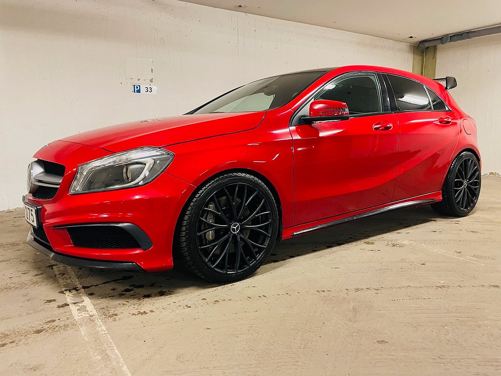 Mercedes-Benz AMG A 45 4-MATIC Euro6 360 HK Svensk såld