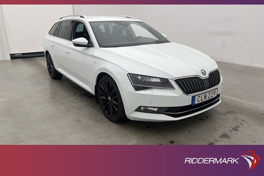 Skoda Superb Kombi TDI 4x4 190hk L&K Canton Värm Kamera Drag