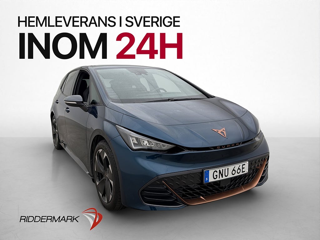 Cupra Born 58 204hk Värmare Kamera Navi CarPlay Rattvärme