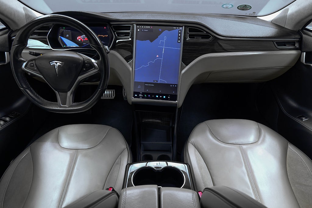 Tesla Model S P85 421ch - Supercharge gratuite - Jantes turbine - Toit panoramique - Keyless