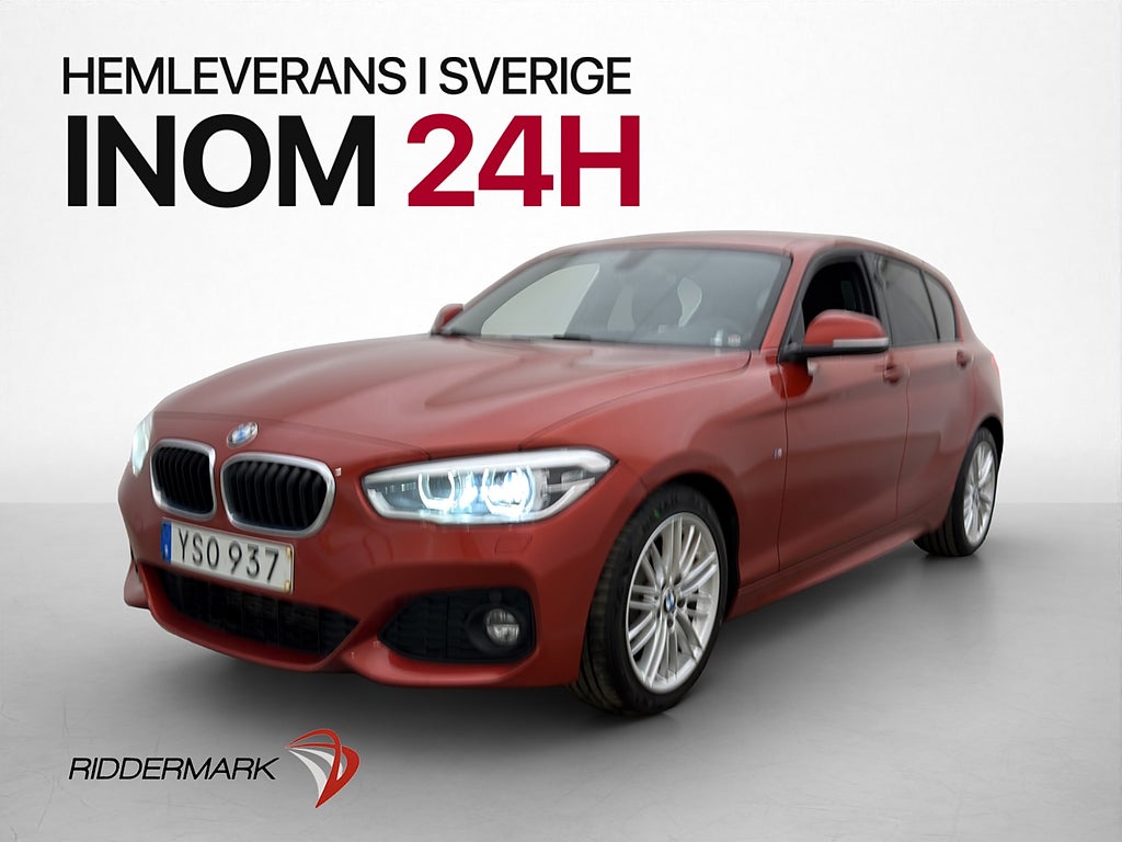 BMW 118I 136hk M-Sport P-sensorer Keyless Farthållare Läder
