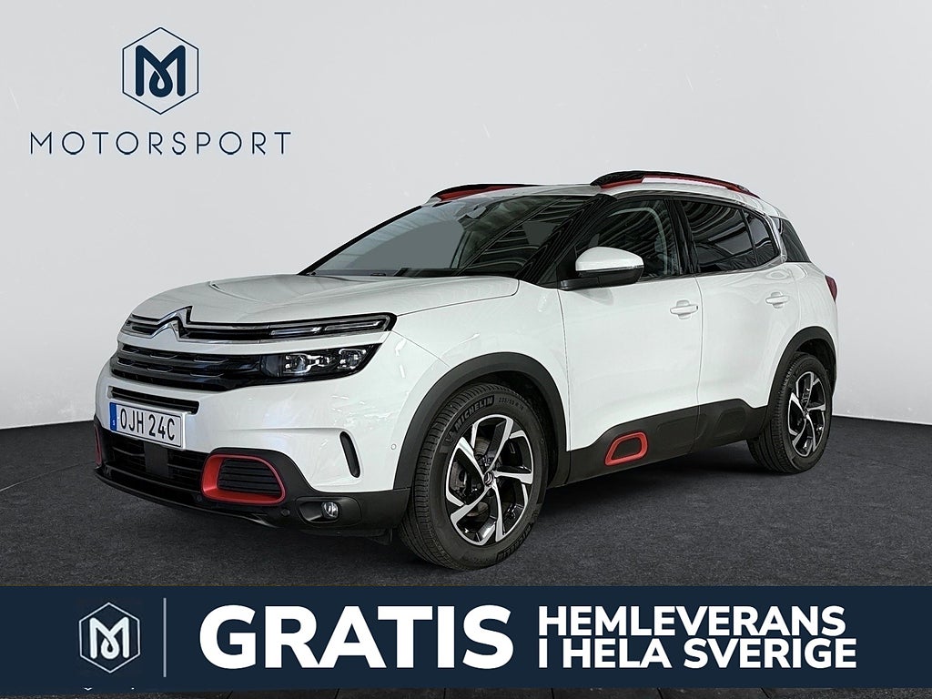 Citroen C5 Aircross 180hk Pano 360° Adap-Farth Massage Värmare Skinn