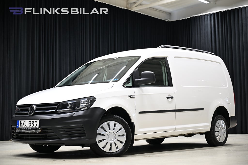 Volkswagen Caddy Maxi 4Motion DSG 150HK Servicebil|Dubbelgolv|Inredd|Leasbar