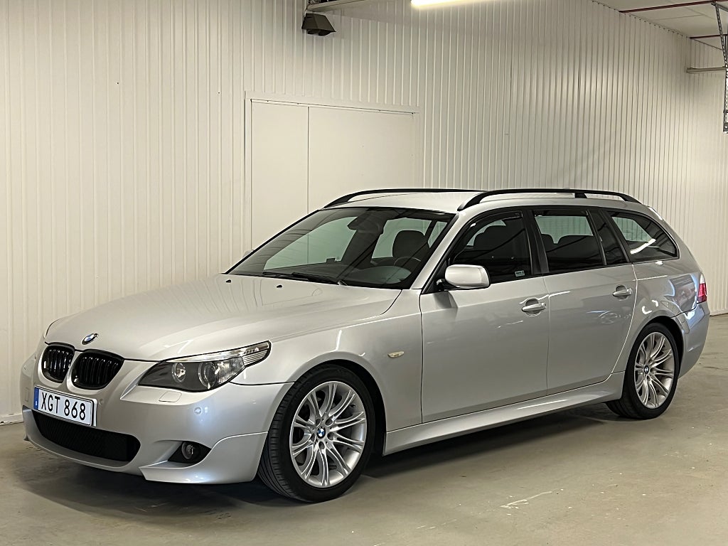 BMW 525 i Touring M Sport Drag Helskinn Välvårdad Sv-såld