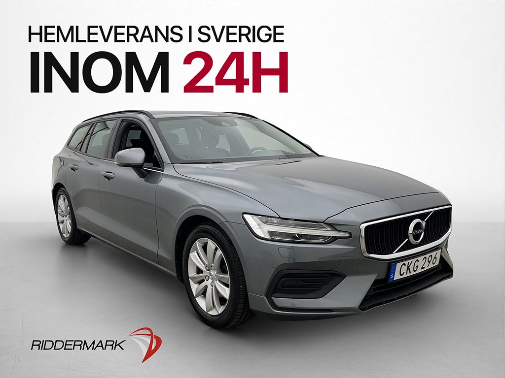 Volvo V60 D4 Kamera HuD Navi Värmare VoC CarPlay BLIS 190hk