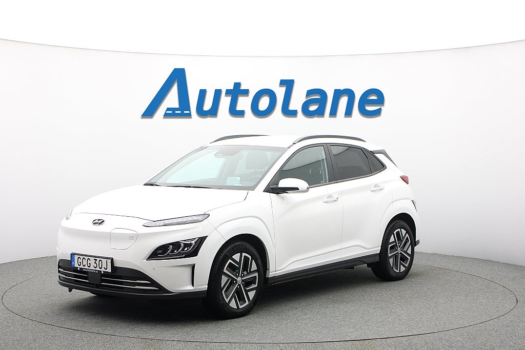 Hyundai Kona 64 kWh Advanced, B-kamera, HUD, Ventilerade, 204hk