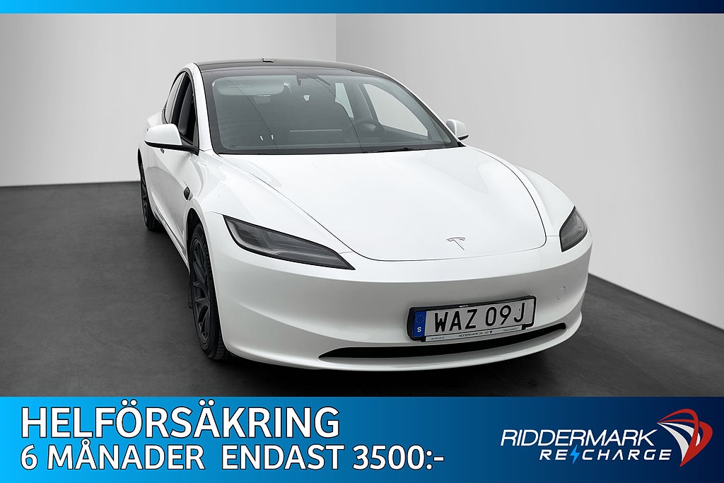Tesla Model 3 Long Range AWD Autopilot Pano Svensksåld