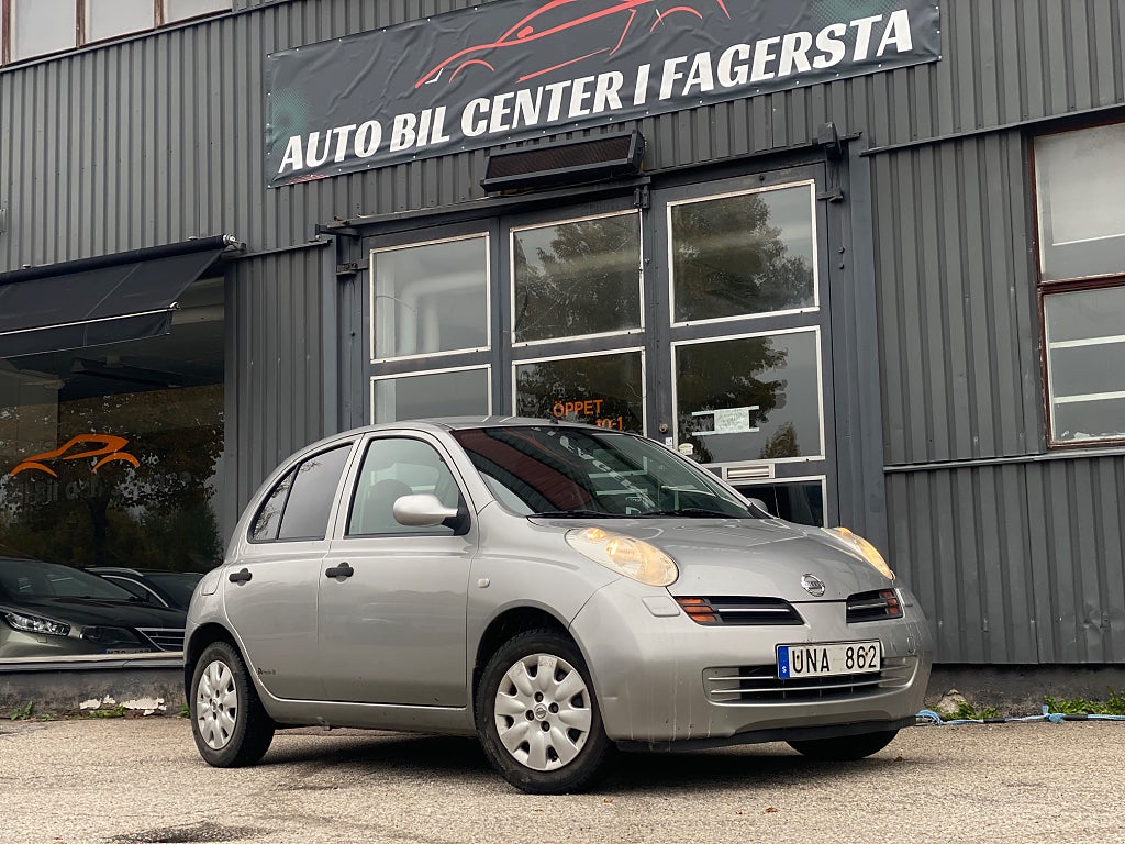 Nissan Micra 5-dörrar 1.2 Drag ny Servad 