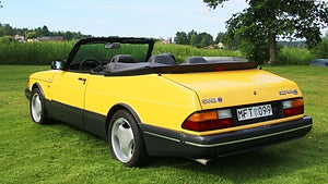 Saab 900 Turbo S Aero Cabriolet Monte Carlo Edition var avsedd för USA. Foto: Bilweb Auctions