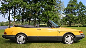 Saab 900 Turbo S Aero Cabriolet Monte Carlo Edition var avsedd för USA. Foto: Bilweb Auctions