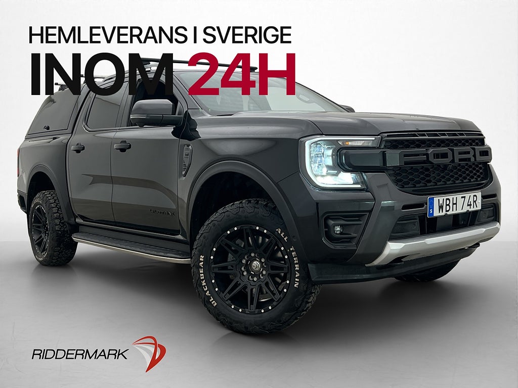Ford ranger Wildtrak 4WD 240hk Värmare Drag V-Inr Kåpa Moms