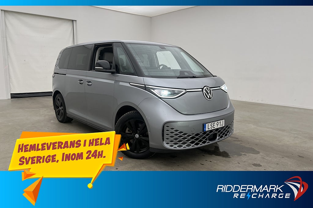Volkswagen ID. Buzz Style 204hk Dragkrok Kamera CARPLAY Moms
