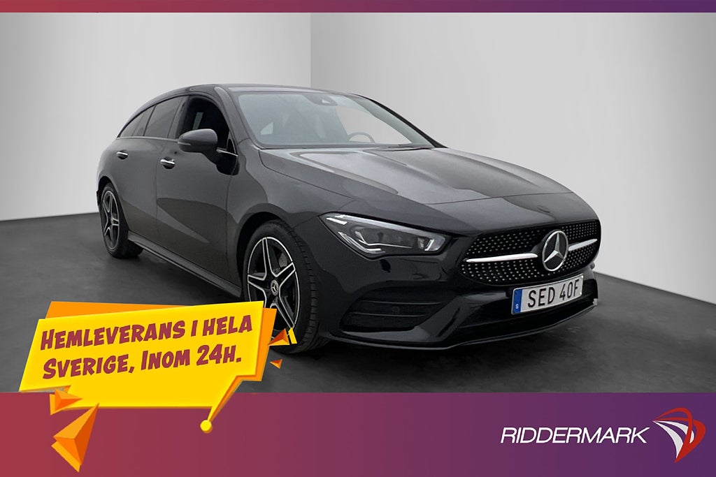 Mercedes-Benz CLA 200 d 4M MOMS AMG Dragkrok Wide Kamera