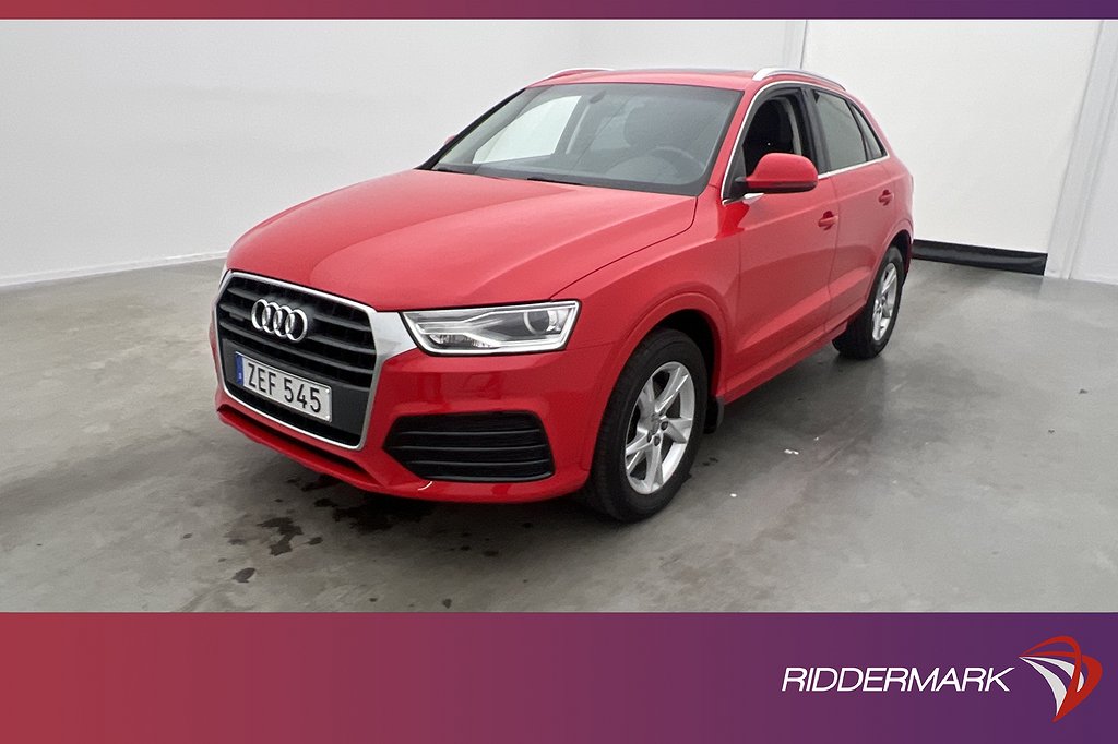 Audi Q3 2.0 TDI 150hk Quattro Panorama Dragkrok 0,49l/mil