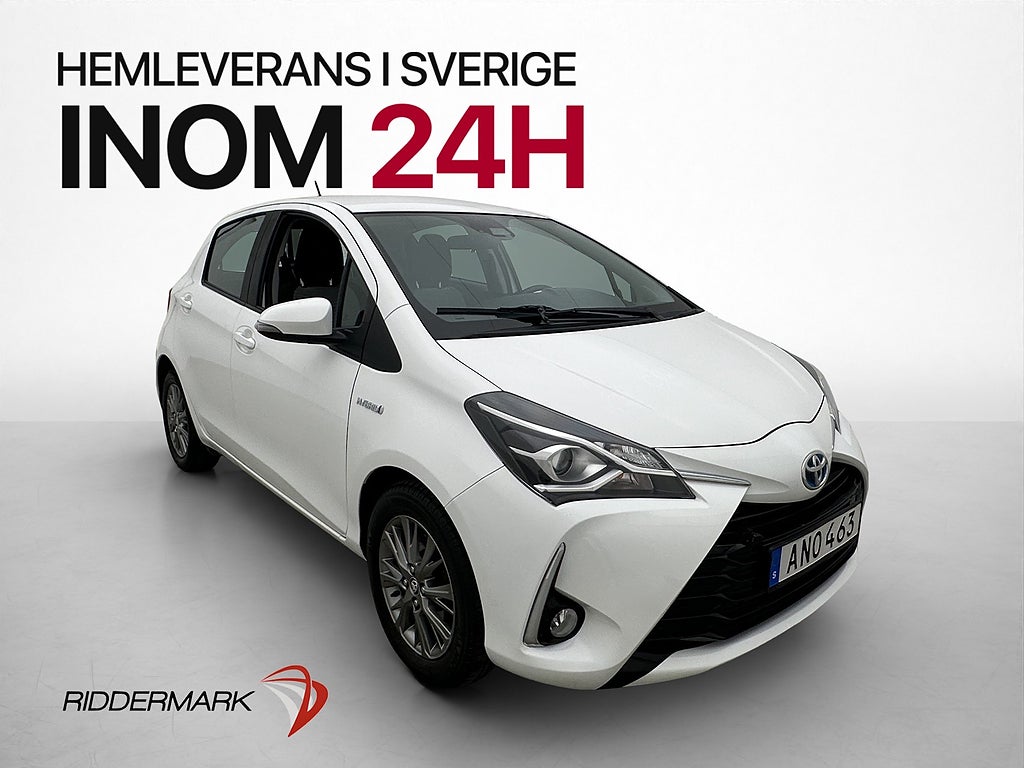Toyota Yaris Hybrid e-CVT 101hk Active Kamera Farthållare