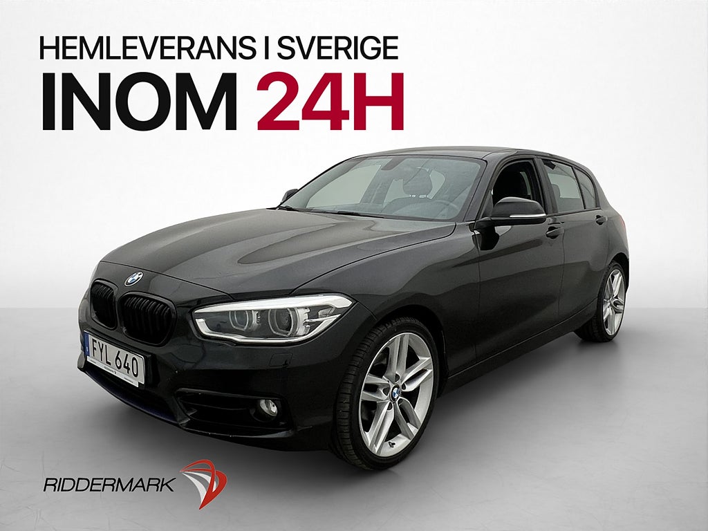 BMW 118 d xDrive 150hk Sport line Sensorer Farthållare