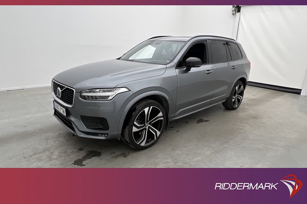 Volvo XC90 T5 AWD R-Design 7-Sits VOC Värm Pano H/K HUD 360°