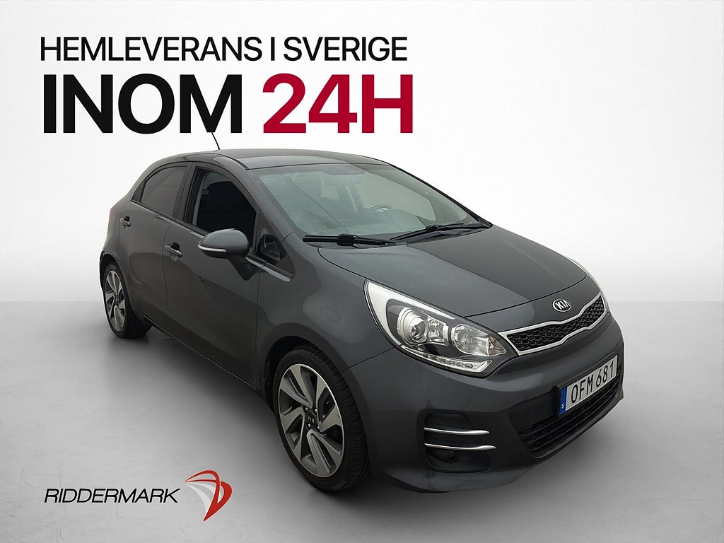 Kia Rio GLS 1.2 CVVT 84hk 2 Brukare Kamera Navi Sensorer BT