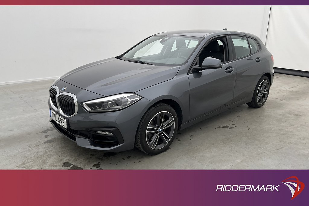 BMW 118 i 140hk Sport Line Sensorer Rattvärme Halvskinn Drag