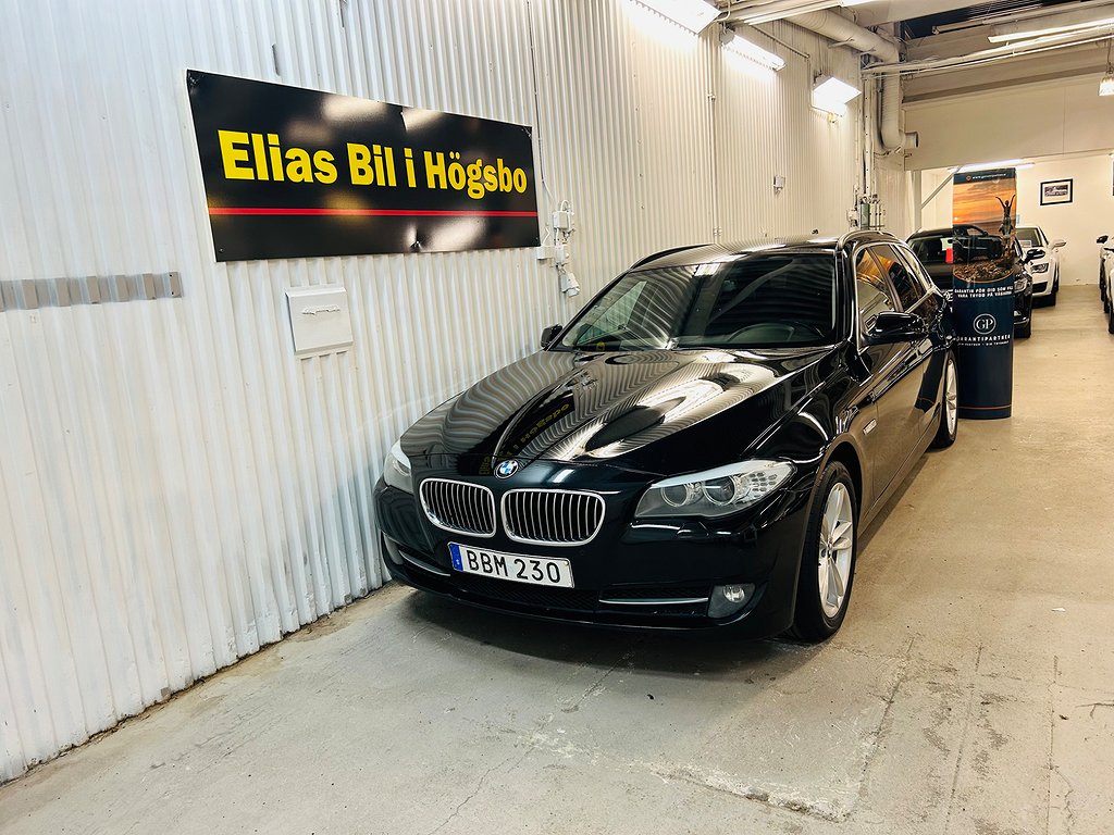 BMW 520 d Touring Steptronic Euro 5,Svensksåld,Kamkedja