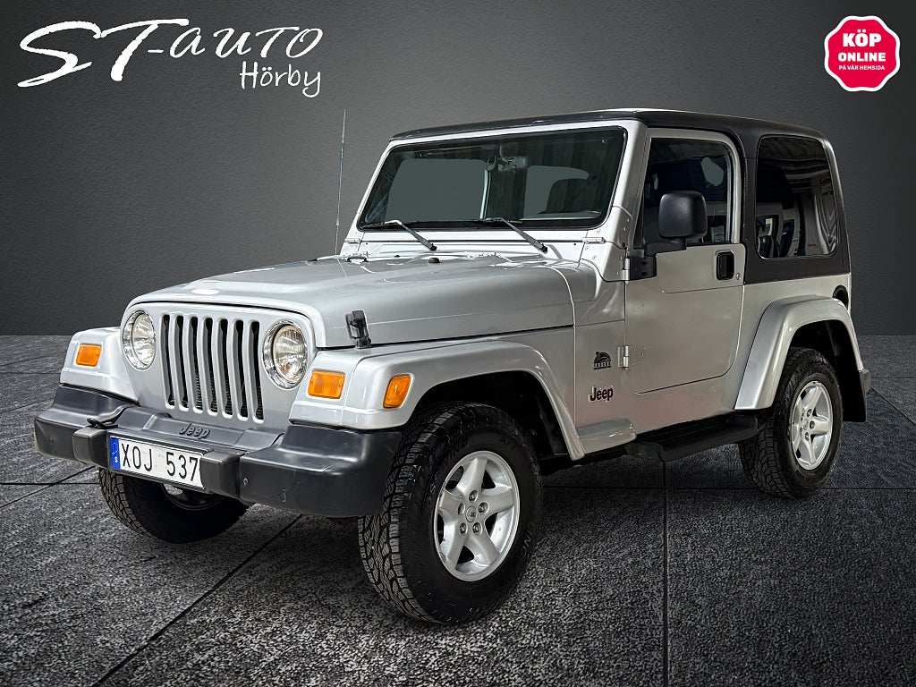 Jeep Wrangler 4.0 4WD Aut Svensksåld 177hk
