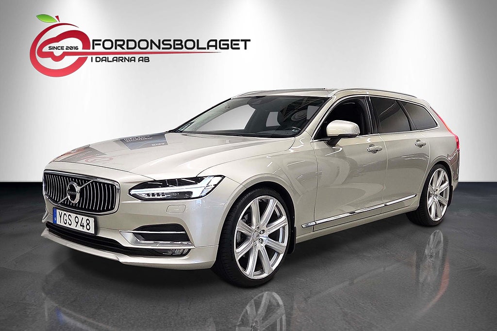 Volvo V90 D4 Inscription VOC Drag Värmare Kamera BLIS Nybes