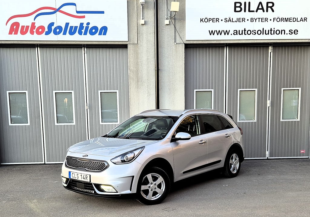 Kia Niro Hybrid DCT Advance Plus|V-hjul|Drag|M-värmare|GPS|Skinn