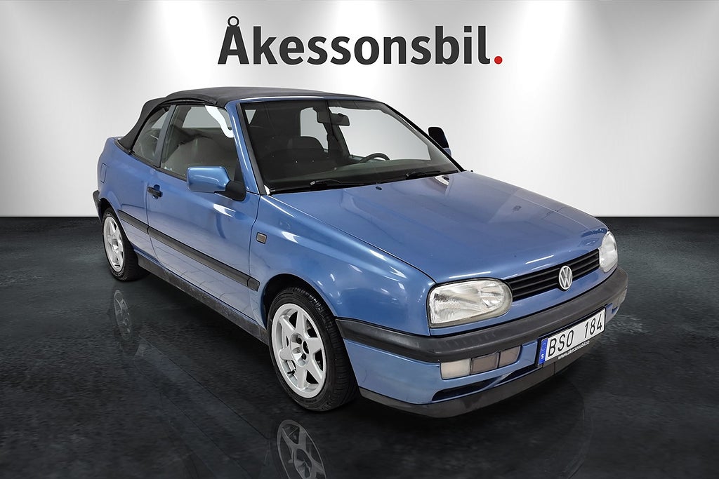 Volkswagen Golf Cabriolet 1.8 MT 75 hk Skattebefriad