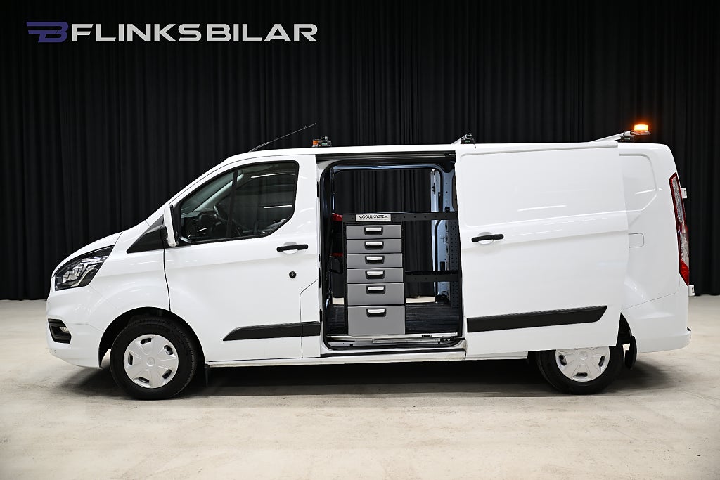 Ford transit Custom Hybrid 130HK L2|Servicebil|Dubbeldörr|V-Inredd