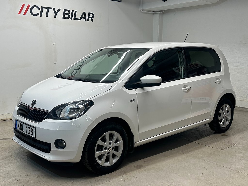 Skoda Citigo 5-dörrar 1.0 MPI Plus Euro 5 AUX Nyservad 