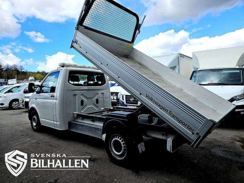 Volkswagen Transporter 2.0 TDI TIPPFLAK Backkamera Dieselvärmare Drag Euro 6