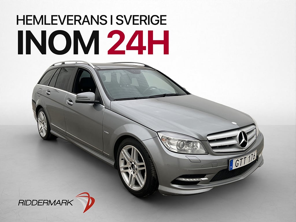 Mercedes-Benz C 250 T CDI 4M AMG Sport Pano Drag Sensorer