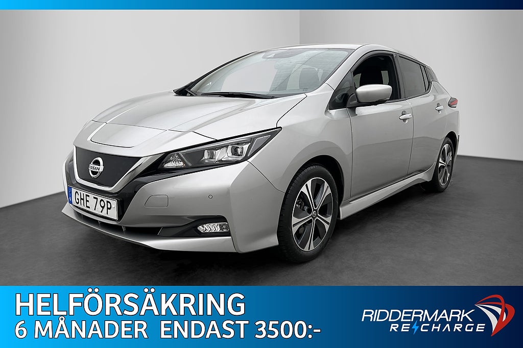 Nissan Leaf N-Connecta 40 kWh Rattvärme 360° Navi MOMS