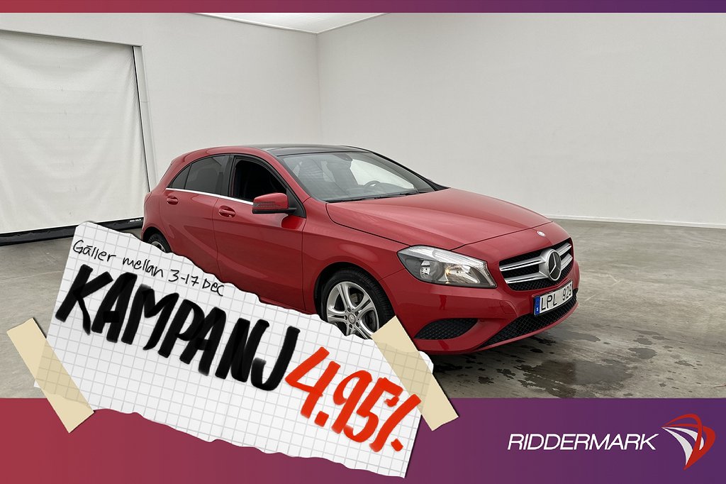 Mercedes-Benz A 200 156hk Urban Pano Halvskin 4,95% Ränta