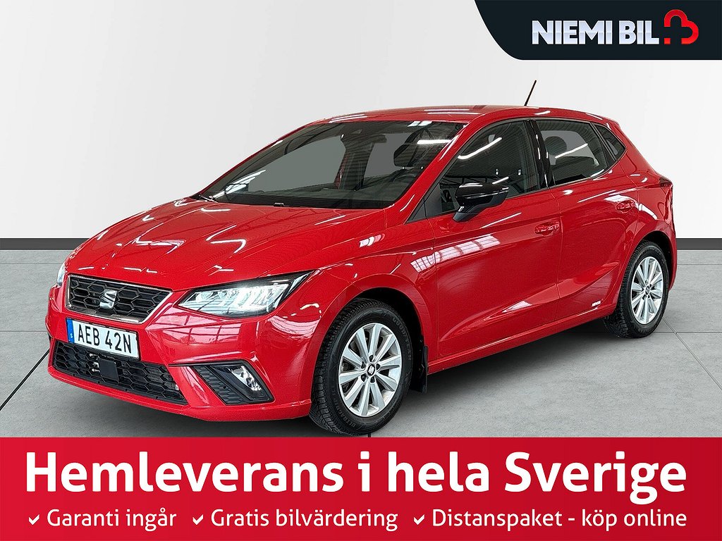 Seat Ibiza 1.0 TSI S&V-hjul/Cockpit/Carplay/Dragkrok