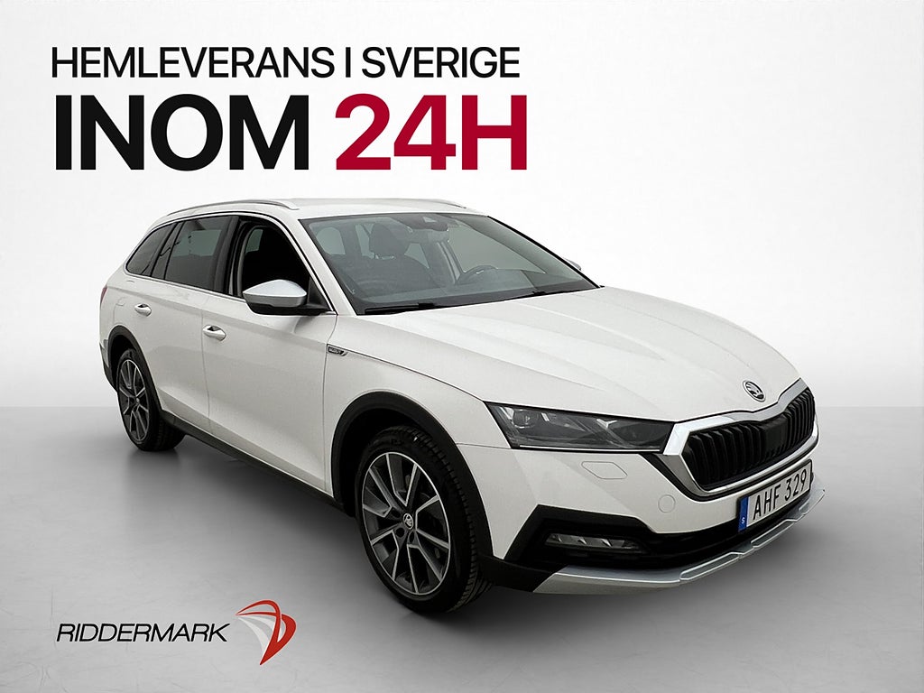 Skoda Octavia Scout 2.0 TDI 4x4 Cockpit B-Kamera Drag D-Värm