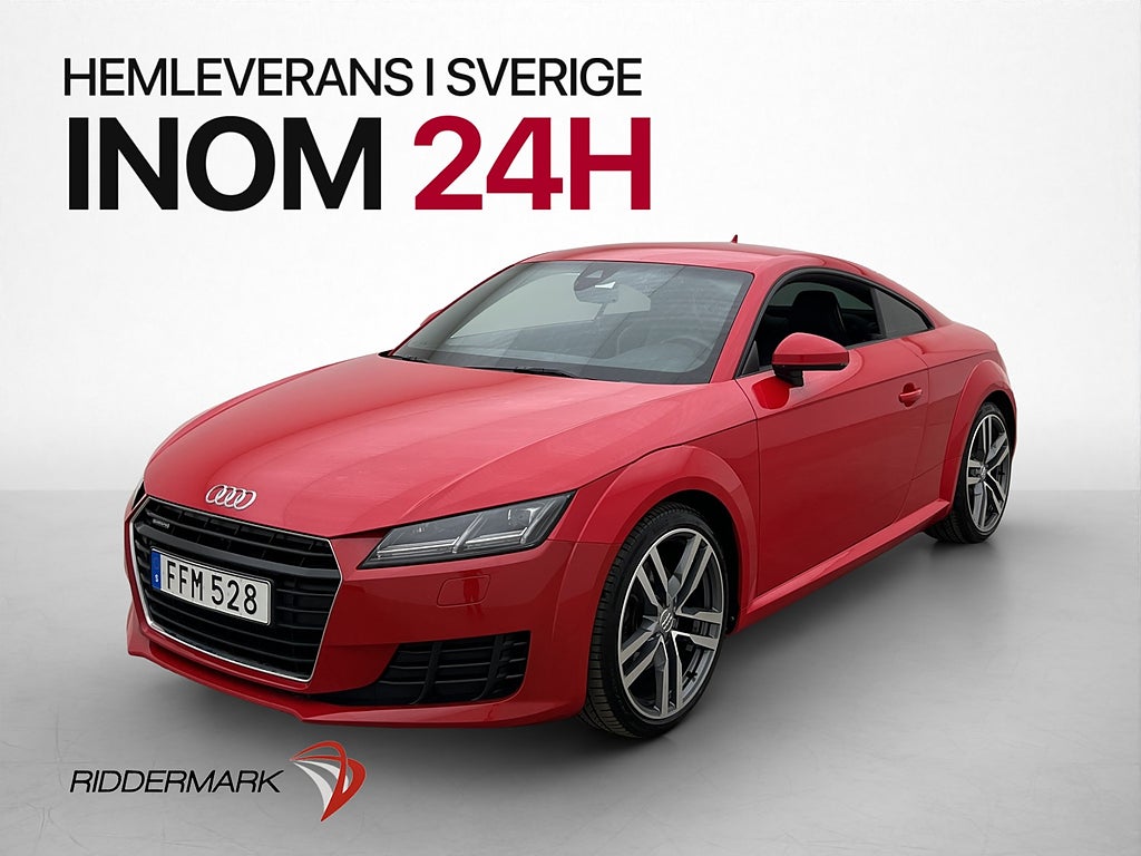 Audi TT 2.0 TFSI 230hk Q B&O Skinn Navi Farthållare
